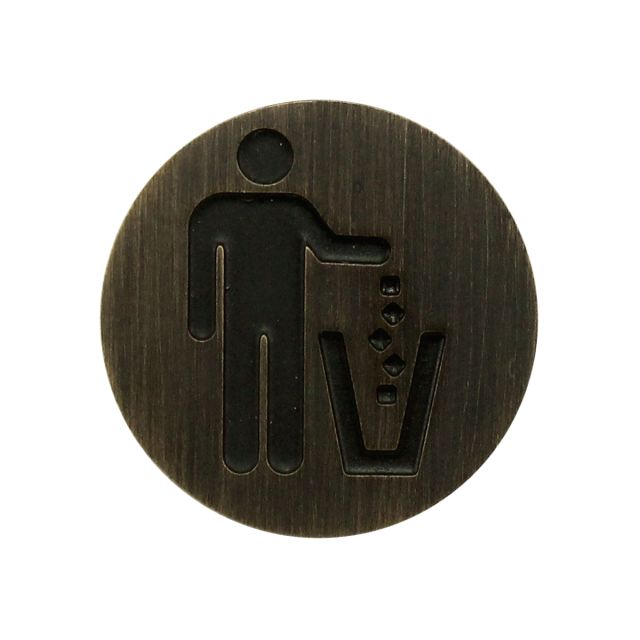 1.5in Antique Bronze Logos