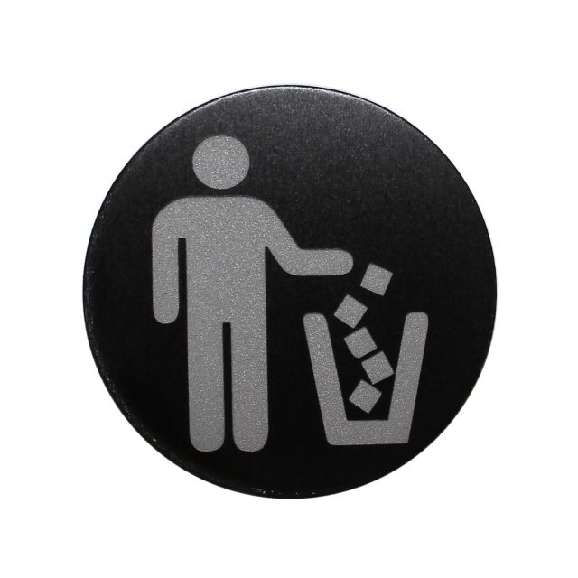 1.5in Black Anodized Aluminum Logos