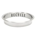 Round Trash Rings with Lettering